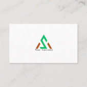Personalized Watercolor Modern Business Card 名刺 (裏面)