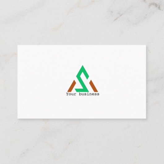 Personalized Watercolor Modern Business Card 名刺 (裏面)