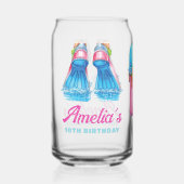 Personalized Waterpark Birthday ガラス缶 (正面)