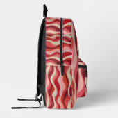 Personalized Wavy Stripe Backpack プリントバックパック (左)