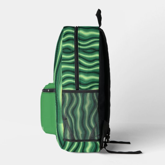 Personalized Wavy Stripe Backpack プリントバックパック (右)