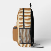 Personalized Wavy Stripe Backpack プリントバックパック (右)