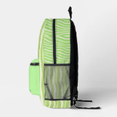 Personalized Wavy Stripe Backpack プリントバックパック (右)