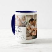 Personalized We Love You, Dad Photo | Father’s マグカップ (正面左)