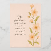 Personalized Wedding 箔招待状 (裏面)