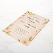 Personalized Wedding 箔招待状 (回転した状態)