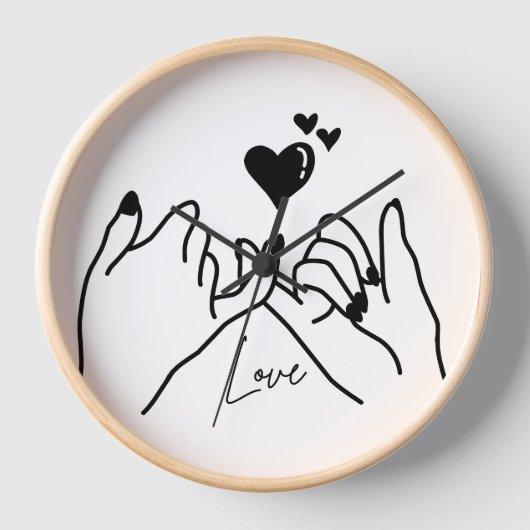 Personalized Wedding Anniversary Gift 壁時計 (正面)