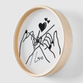 Personalized Wedding Anniversary Gift 壁時計 (傾斜)