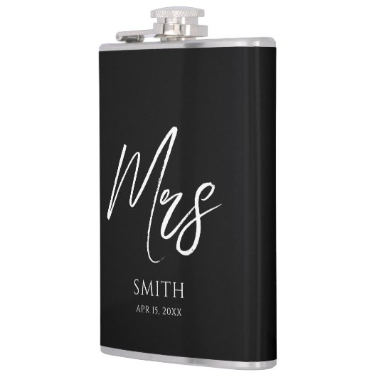 Personalized Wedding Bottle | Mr. and Mrs.  フラスク (左)
