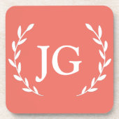 Personalized wedding coasters, Custom coaster gift コースター (正面)