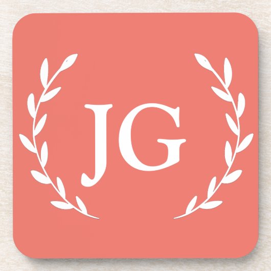 Personalized wedding coasters, Custom coaster gift コースター (正面)