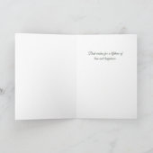 Personalized Wedding Congrats card カード (内部)