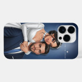 Personalized Wedding Couple Phone Case iPhoneケース (裏面横)