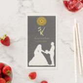 Personalized Wedding Couple Silhouette Monogram  (インサイチュ)