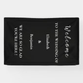 Personalized Wedding Decor Rehearsal Party Welcome 横断幕 (横)