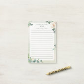 Personalized Wedding Florals ポストイット (デスク上)