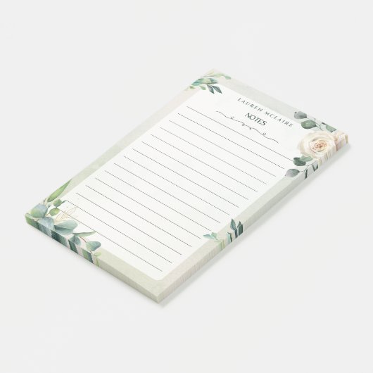 Personalized Wedding Florals ポストイット (アングル)