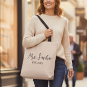 Personalized wedding gift,maid of honor gift,mrs.  トートバッグ