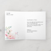 Personalized Wedding Greeting Card – "This Day For 箔グリーティングカード (内側レイダウン)