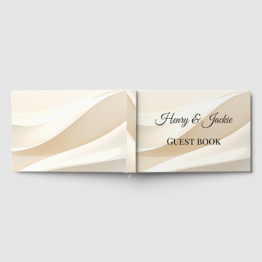 Personalized Wedding Guest Book ゲストブック (全面)