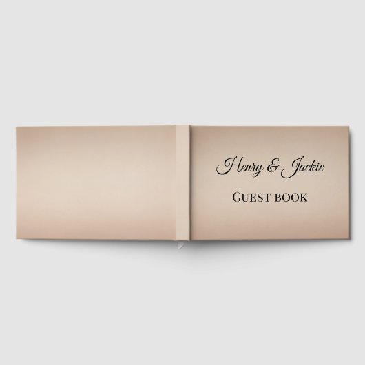 Personalized Wedding Guest Book ゲストブック (全面)