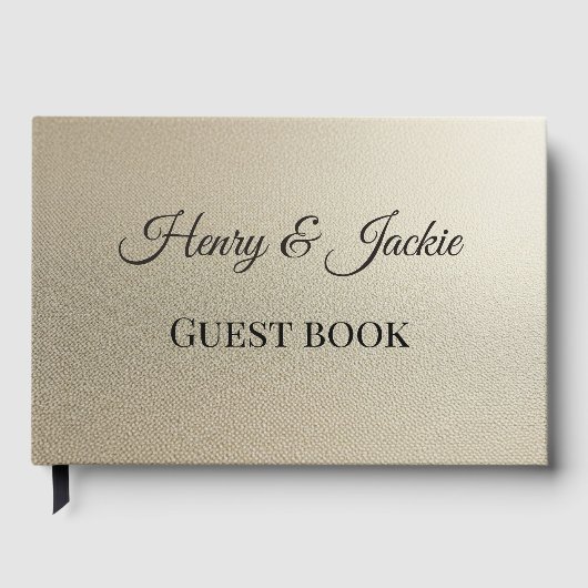 Personalized Wedding Guest Book ゲストブック (正面)