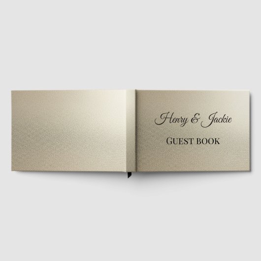Personalized Wedding Guest Book ゲストブック (全面)