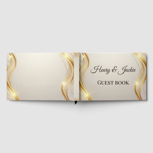 Personalized Wedding Guest Book ゲストブック (全面)