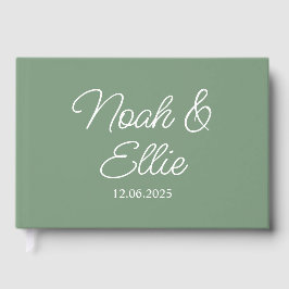 Personalized Wedding Guest Book, Engagement Recept ゲストブック