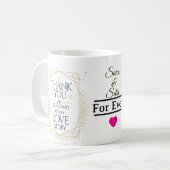 Personalized Wedding Mug  コーヒーマグカップ (正面左)
