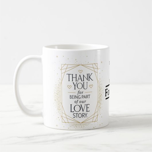 Personalized Wedding Mug  コーヒーマグカップ (左)