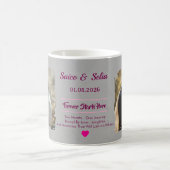 Personalized Wedding Mug | Custom Couple コーヒーマグカップ (中央)