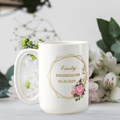 personalized wedding mug - gift for bridesmaid コーヒーマグカップ