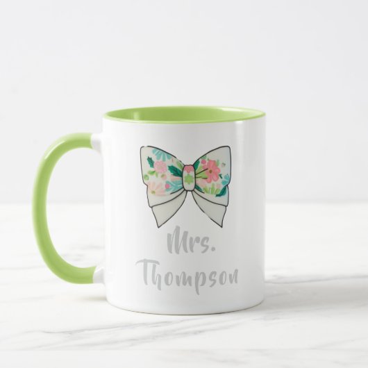 Personalized wedding mugs - custom bridal party  マグカップ (左)