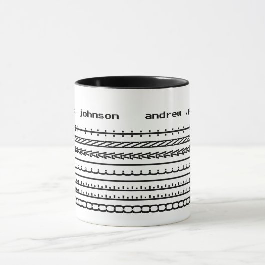 Personalized Wedding Officiant Gift Hidden Message マグカップ (中央)