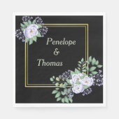 Personalized wedding or shower napkins bulk スタンダードランチョンナプキン (正面)