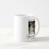 Personalized Wedding Photo Coffee Mug | Custom コーヒーマグカップ (正面右)