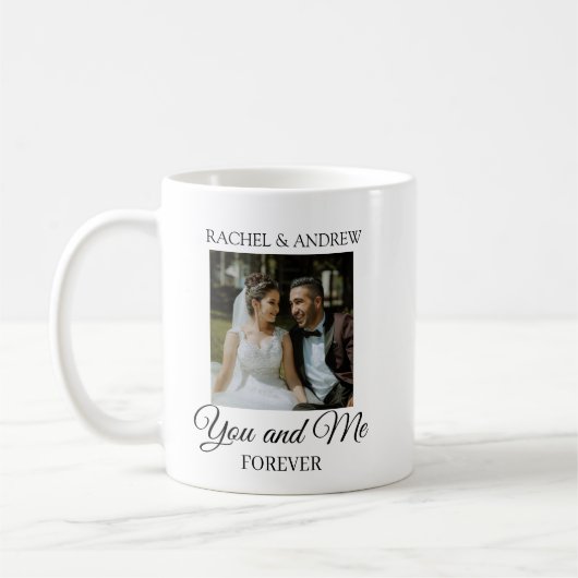 Personalized Wedding Photo Coffee Mug | Custom コーヒーマグカップ (左)