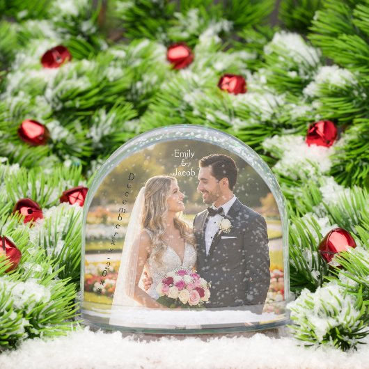 Personalized Wedding Photo & Date  (クリスマス)