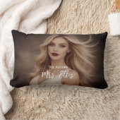 Personalized Wedding Pillow – The Future, Mrs. ランバークッション (ブランケット)