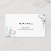 Personalized wedding placeholders プレイスカード (正面)