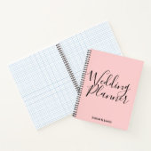 Personalized Wedding Planner Notebook ノートブック (内部)