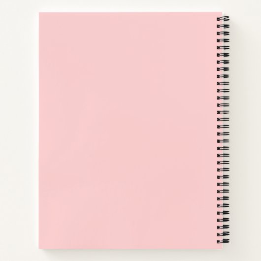 Personalized Wedding Planner Notebook ノートブック (裏面)