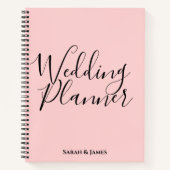 Personalized Wedding Planner Notebook ノートブック (正面)