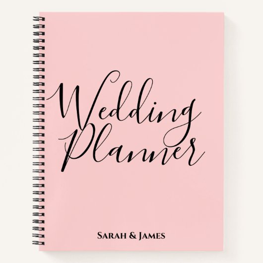 Personalized Wedding Planner Notebook ノートブック (正面)