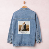 Personalized Wedding Polaroid Photo Denim Jacket デニムジャケット (ハンガー)