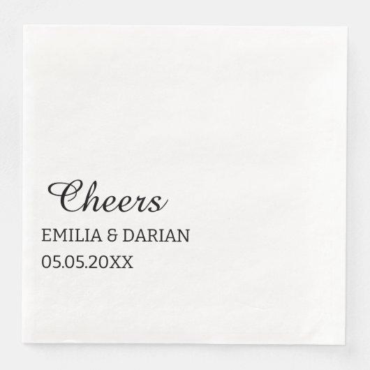 Personalized Wedding Reception Cocktail Rehearsal  (正面)