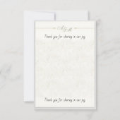 Personalized Wedding RSVP Card – 3.5x5 Printable (裏面)