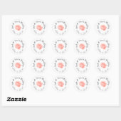 Personalized wedding stickers  ラウンドシール (シート)