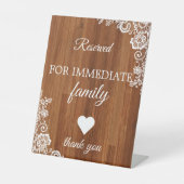 Personalized Wedding Tabletop Signs – Custom Décor 台座サイン (正面)